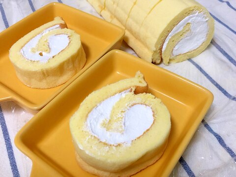 卵白多めのロールケーキ☆